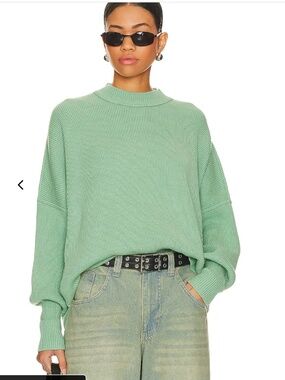 Free People Easy Street Tunic in Pastel Jade